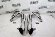 Fabshop Titanium Custom Exhaust Headers / Exhaust System AFTER Chrome-Like Metal Polishing - Titanium Polishing - Titanium Polishing Services - Headers Polishing