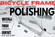 Deans Titanium Bicycle Frame AFTER Chrome-Like Metal Polishing | Aluminum Polishing | Titanium Polishing Services | Bicycle Polishing Service