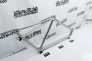 Deans Titanium Bicycle Frame AFTER Chrome-Like Metal Polishing | Aluminum Polishing | Titanium Polishing Services | Bicycle Polishing Service