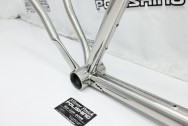Deans Titanium Bicycle Frame AFTER Chrome-Like Metal Polishing | Aluminum Polishing | Titanium Polishing Services | Bicycle Polishing Service