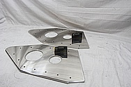 Titanium Sail Boat Plate Pieces AFTER Chrome-Like Metal Polishing and Buffing Services / Restoration Services 