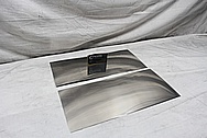 Titanium Sheet Metal Pieces AFTER Chrome-Like Metal Polishing and Buffing Services / Restoration Services