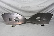 Titanium Sail Boat Plate Pieces BEFORE Chrome-Like Metal Polishing and Buffing Services / Restoration Services 