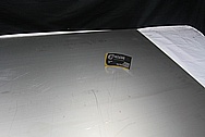 Titanium Boat Sheet Metal BEFORE Chrome-Like Metal Polishing and Buffing Services / Restoration Services