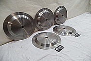 Titanium Electrodes BEFORE Chrome-Like Metal Polishing - Titanium Polishing Services - Manufacturer Polishing Services