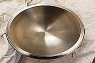 Titanium Bowl BEFORE Chrome-Like Metal Polishing and Buffing Services / Restoration Services - Titanium Polishing