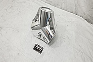 Aluminum Boat Drive / Transmission Housing AFTER Chrome-Like Polishing and Buffing - Aluminum Polishing