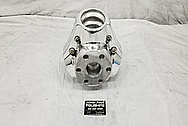 Aluminum Boat Drive / Transmission Housing AFTER Chrome-Like Polishing and Buffing - Aluminum Polishing