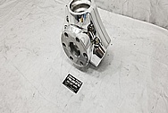 Aluminum Boat Drive / Transmission Housing AFTER Chrome-Like Polishing and Buffing - Aluminum Polishing