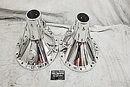 Aluminum Rear End Differential Housings AFTER Chrome-Like Polishing and Buffing - Aluminum Polishing