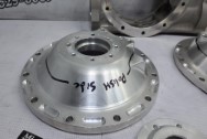 Aluminum Rear End / Driveline Parts BEFORE Chrome-Like Metal Polishing and Buffing Services / Restoration Services - Aluminum Polishing - Rear / Driveline Polishing Service 