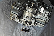 4 Cylinder Car Engine Aluminum Transmission BEFORE Chrome-Like Metal Polishing and Buffing Services / Restoration Services