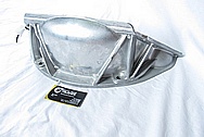 Aluminum Transmission Inspection Cover Plate BEFORE Chrome-Like Metal Polishing and Buffing Services