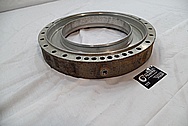 Volvo A40D Heavy Duty Articulated Truck Aluminum Transmission Part BEFORE Chrome-Like Metal Polishing and Buffing Services / Restoration Services