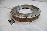 Volvo A40D Heavy Duty Articulated Truck Aluminum Transmission Part BEFORE Chrome-Like Metal Polishing and Buffing Services / Restoration Services