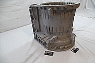 Volvo A40D Heavy Duty Articulated Truck Aluminum Transmission Housing BEFORE Chrome-Like Metal Polishing and Buffing Services / Restoration Services