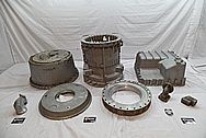 Volvo A40D Heavy Duty Articulated Truck Aluminum Transmission Parts BEFORE Chrome-Like Metal Polishing and Buffing Services / Restoration Services