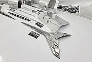 Vintage Chevy Stainless Steel Trim Pieces AFTER Chrome-Like Metal Polishing and Buffing Services / Restoration Services - Stainless Steel Polishing - Trim Polishing