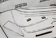 1974 Chevy Camaro Stainless Steel Trim Pieces AFTER Chrome-Like Metal Polishing and Buffing Services - Stainless Steel Polishing - Trim Polishing