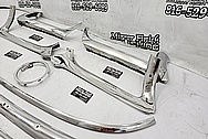 Chevy Corvette Stainless Steel Trim Pieces AFTER Chrome-Like Metal Polishing and Buffing Services / Restoration Services - Steel Polishing - Trim Polishing