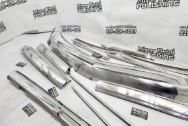 Stainless Steel Trim Pieces AFTER Chrome-Like Metal Polishing and Buffing Services - Stainless Steel Polishing - Trim Polishing Service