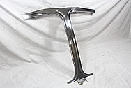 Corvette T-Top Trim Piece AFTER Chrome-Like Metal Polishing and Buffing Services / Restoration Services