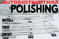 Stainless Steel Trim Pieces AFTER Chrome-Like Metal Polishing | Trim Polishing | Stainless Steel Polishing Services