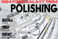 1964 Ford Galaxy 500 XL Stainless Steel Trim Pieces AFTER Chrome-Like Metal Polishing | Trim Polishing | Stainless Steel Polishing Services
