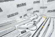 1964 Ford Galaxy 500 XL Stainless Steel Trim Pieces AFTER Chrome-Like Metal Polishing | Trim Polishing | Stainless Steel Polishing Services