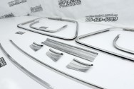1954 Olds 88 Stainless Steel Trim Pieces AFTER Chrome-Like Metal Polishing | Trim Polishing | Stainless Steel Polishing Services