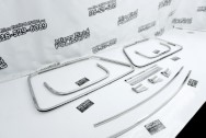 1954 Olds 88 Stainless Steel Trim Pieces AFTER Chrome-Like Metal Polishing | Trim Polishing | Stainless Steel Polishing Services