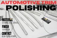 Automotive Stainless Steel Trim AFTER Chrome-Like Metal Polishing | Stainless Steel Polishing | Trim Polishing Services