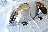 Cadillac Gravel Shield Trim Pieces AFTER Chrome-Like Metal Polishing and Buffing Services / Restoration Services / Welding Services 
