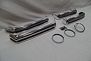 Stainless Steel Bumper Trim Pieces AFTER Chrome-Like Metal Polishing and Buffing Services / Restoration Services