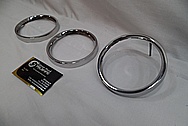 Stainless Steel Bumper Trim Pieces AFTER Chrome-Like Metal Polishing and Buffing Services / Restoration Services