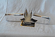 Aluminum Chevy Trim Piece AFTER Chrome-Like Metal Polishing and Buffing Services / Restoration Services