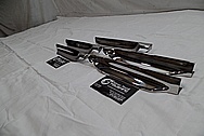 1956 Chevy Bel Air Stainless Steel Trim Pieces AFTER Chrome-Like Metal Polishing and Buffing Services / Restoration Service