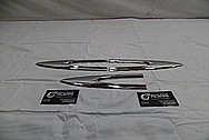 1956 Chevy Bel Air Stainless Steel Trim Pieces AFTER Chrome-Like Metal Polishing and Buffing Services / Restoration Service