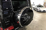 2013 Mercedes Benz G63 AMG G Wagon Stainless Steel Tire and Wheel Cover Trim Piece AFTER Chrome-Like Metal Polishing and Buffing Services - Stainless Steel Polishing