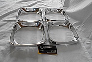 1970 Oldsmobile Vista Cruiser Stainless Steel Trim Pieces AFTER Chrome-Like Metal Polishing and Buffing Services - Stainless Steel Polishing