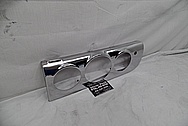 1940's Buick Stainless Steel Dash Pieces AFTER Chrome-Like Metal Polishing - Stainless Steel Polishing