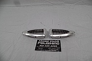 1941 Willys Coupe Aluminum Interior Trim Pieces AFTER Chrome-Like Metal Polishing - Aluminum Polishing Services 