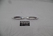 1941 Willys Coupe Aluminum Interior Trim Pieces AFTER Chrome-Like Metal Polishing - Aluminum Polishing Services 