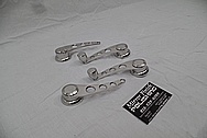 1941 Willys Coupe Aluminum Interior Trim Pieces AFTER Chrome-Like Metal Polishing - Aluminum Polishing Services 