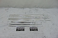 Vintage Aluminum Trim Pieces AFTER Chrome-Like Metal Polishing and Buffing Services - Aluminum Polishing