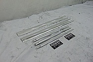 Vintage Aluminum Trim Pieces AFTER Chrome-Like Metal Polishing and Buffing Services - Aluminum Polishing