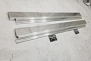 1987 Jaguar XJS V12 Stainless Steel Door Trim Pieces AFTER Chrome-Like Metal Polishing - Stainless Steel Polishing - Trim Polishing