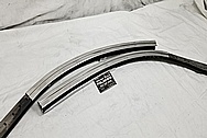 Vintage Stainless Steel Trim Pieces AFTER Chrome-Like Metal Polishing - Stainless Steel Polishing - Trim Polishing