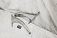 Vintage Stainless Steel Trim Pieces AFTER Chrome-Like Metal Polishing - Stainless Steel Polishing - Trim Polishing