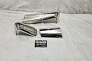 Vintage Stainless Steel Trim Pieces AFTER Chrome-Like Metal Polishing - Stainless Steel Polishing - Trim Polishing